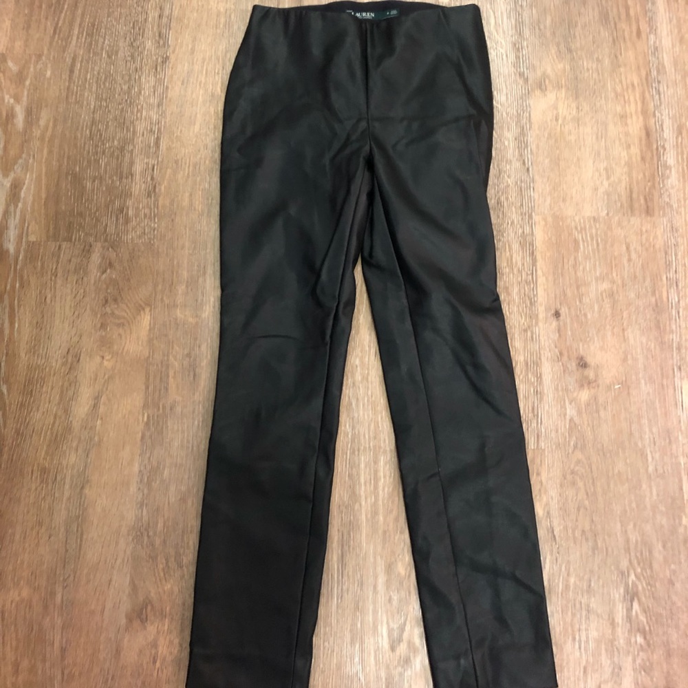 Ralph Lauren Faux Leather Leggings size 2